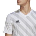 adidas Men's Entrada 22 Graphic Jersey, White/Team Light Grey, Small