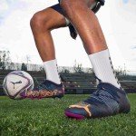 Ultrafun 5 Pairs Soccer Socks with Grip Pads Non Slip Football Basketball Sports Socks for Men Women (5Pairs-White)