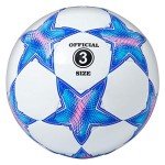 Runleaps Soccer Ball Size 3 for Kids, Ball Toys with Star Pattern Official Size Soccer Balls for Training, Playing, Boys, Girls, Toddlers Age 3-8