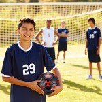 Deekin 6 Pcs Soccer Ball with Pump Official Size Indoor Outdoor Soft Sport Soccer Gift for Child Teen Adult Game Training Back to School(Size 4)