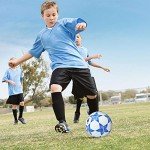 Runleaps Soccer Ball Size 3 for Kids, Ball Toys with Star Pattern Official Size Soccer Balls for Training, Playing, Boys, Girls, Toddlers Age 3-8