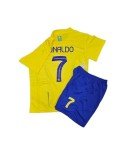 1 Stop Soccer Ronaldo CR7 Jersey Adult Uniform AL NASSR Fc Saudi Arabia New 2024 (US, Alpha, Large, Regular, Regular, Blue)