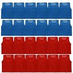 Athllete LITEMESH Pinnies Scrimmage Vests Team Practice Jersey for Teen & Adult (24 Jerseys) Lightweight Pennys
