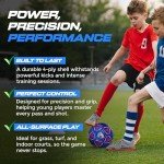 Western Star Game and Match USA Mexico Soccer Ball - Size 4 and Size 5 - Thick 4-Ply Shell - Performance - Ideal for Youth Training and Games for Kids 8-12 Teens 13-16