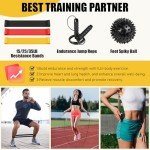 Agility Speed Training Equipment Set - 20ft Speed Ladder, 12 Cones, 4 Adjustable Hurdles, Jump Rope, Parachute, 3 Resistance Bands | Ideal for Basketball, Football, Soccer, for Kids, Youth, Adults