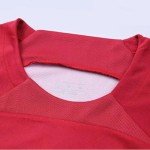 Football Jersey, jersey 2022 Soccer Jersey, T-Shirt Boys Kids Youth Jersey Socks Soccer Shirt Kit Set (8-9 Years, Red)