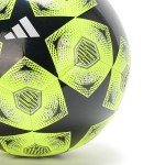 adidas Unisex-Adult UCL Club Soccer Ball,Solar Yellow/Black/Silver Metallic,5