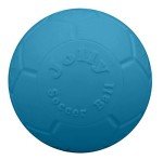 Jolly Pets Large Soccer Ball Floating-Bouncing Dog Toy, 8 inch Diameter, Ocean Blue