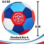 Revive Wonder The Indoor Ball | Soft & Safe Indoor Soccer Ball, Size 4 | Essential Soft Soccer Ball for Silent Dribble, Juggling, Training | Fun Silent Soccer Ball for Boys Girls and Young at Heart