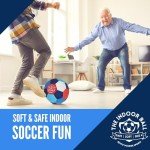 Revive Wonder The Indoor Ball | Soft & Safe Indoor Soccer Ball, Size 4 | Essential Soft Soccer Ball for Silent Dribble, Juggling, Training | Fun Silent Soccer Ball for Boys Girls and Young at Heart