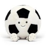 Jellycat Amuseables Soccer Ball Stuffed Toy, 12 inches - Soccer Ball Plush Gift for Sports Fans