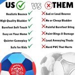 Revive Wonder The Indoor Ball | Soft & Safe Indoor Soccer Ball, Size 4 | Essential Soft Soccer Ball for Silent Dribble, Juggling, Training | Fun Silent Soccer Ball for Boys Girls and Young at Heart