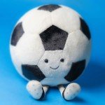 Jellycat Amuseables Soccer Ball Stuffed Toy, 12 inches - Soccer Ball Plush Gift for Sports Fans
