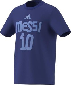 adidas Unisex Kid's Messi T-Shirt, Semi Lucid Blue