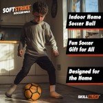 Skill BLOX SoftStrike Home Indoor Skills Training Soccer Ball - Soccer Gifts for Boys - Skills Ball for House - Size 4