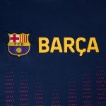 FC Barcelona Offically Licensed Jersey - Adult Soccer Game Day Jersey Inspired Shirt | Frequency, Navy, Large