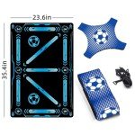 Soccer Training Equipment,Soccer Training Mat Improve Strength,Agility and Coordination,Anti-Slip Silent Absorption Soccer Footwork Training Mat