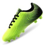 Vizari Stealth Firm Ground Soccer Cleats - Lightweight, Durable & Comfortable Kids & Youth Soccer Cleats with Excellent Traction - Girls & Boys Soccer Shoes with Padded Heel & Anti-Stretch Lining