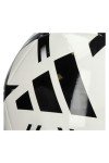 adidas Unisex Starlancer Club Soocer Ball, White/Black, 5