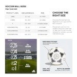 adidas Unisex Starlancer Club Soocer Ball, White/Black, 5