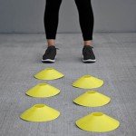 Juvale Agility Ladder Workout Equipment with 6 Speed Training Cones and Resistance Parachute, Footwork Skills Drill Gear for Football and Soccer (20 Ft)