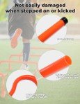 GHB 10 Pack 7” Agility Hurdles Speed Agility Training Hurdles, Detachable Sturdy Hurdles Training Equipment Set with Carry Bag for Kids,Athletes,Soccer,Basketball