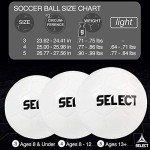 Select Royale V22 Soccer Ball, White/Black/Gold, Size 5