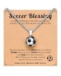 PINKDODO Soccer Gifts for Kids Boys 8 12 10 14 Soccer Stuff Accessories Necklace Christmas Valentines Easter Gifts for Teens Boys Messi Ronaldo
