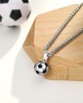PINKDODO Soccer Gifts for Kids Boys 8 12 10 14 Soccer Stuff Accessories Necklace Christmas Valentines Easter Gifts for Teens Boys Messi Ronaldo