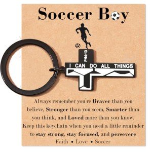 Tarsus Soccer Gifts for Boys 8-12, Teenage Teen Boys Soccer Keychain Stuff Accessories Valentines Christmas Birthday Gifts