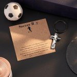 Tarsus Soccer Gifts for Boys 8-12, Teenage Teen Boys Soccer Keychain Stuff Accessories Valentines Christmas Birthday Gifts
