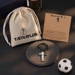 Tarsus Soccer Gifts for Boys 8-12, Teenage Teen Boys Soccer Keychain Stuff Accessories Valentines Christmas Birthday Gifts
