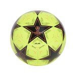 adidas Unisex-Adult UCL Club Soccer Ball, Solar Yellow/Black/Turbo, 4