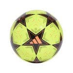 adidas Unisex-Adult UCL Club Soccer Ball, Solar Yellow/Black/Turbo, 4