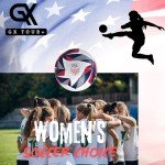 GX Tour+ USA Soccer Ball. Custom USA Soccer. Training and Match Ball (White/Red/Blue)