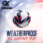 GX Tour+ USA Soccer Ball. Custom USA Soccer. Training and Match Ball (White/Red/Blue)