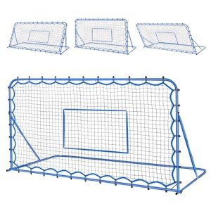 Winthai 7x3.7FT Soccer Rebounder Net, Quick-Switch Angle Soccer Training for Control Passing Practice, Easy Setup Rebounder Gifts Aids & Equipment for Kids,Teens & Adults