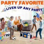 E E-JET GAMES Soccer Trainer, Kids Soccer Exercises Training Set | Improve Agility First Touch Ball Control & Foot-Eye Coordination Hand-Eye
