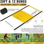 Soccer Goal for Backyard, 2 Pack 6x4 ft Soccer Nets, Portable Pop Up Soccer Goals, Soccer Kit Training Equipment with Soccer Ball, Target, Agility Ladder and Cones, Youth Outdoor Sports Games
