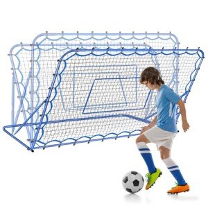 Winthai 5.9x3.7FT Soccer Rebounder Net, Quick-Switch Angle Soccer Training for Control, Passing Practice, Easy Setup Rebounder Gifts Aids & Equipment for Kids,Teens & Adults