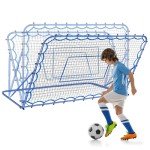 Winthai 5.9x3.7FT Soccer Rebounder Net, Quick-Switch Angle Soccer Training for Control, Passing Practice, Easy Setup Rebounder Gifts Aids & Equipment for Kids,Teens & Adults