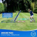 Winthai 5.9x3.7FT Soccer Rebounder Net, Quick-Switch Angle Soccer Training for Control, Passing Practice, Easy Setup Rebounder Gifts Aids & Equipment for Kids,Teens & Adults