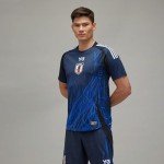 adidas Japan Football Association x Y-3 Home Authentic Men's Jersey, Large Blue