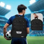 Goloni Soccer Bag, Basketball Bag with Ball Compartment & Shoe Compartment,Large Soccer Backpack for Basketball,Volleyball,Gym