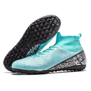 High-Top Indoor Turf Soccer Shoes for All