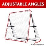 Soccer Rebounder Rebound Net, Kick-Back | Football Training Gifts, Aids & Equipment for Kids Teens & All Ages, Perfect Storage