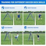 5x4FT Dual-Sided Soccer Rebounder Net, Fast & Slow Rebound Speed Training for Control, Passing Practice, Easy Setup Baseball/Volleyball Rbounder Gifts Aids & Equipment for Kids,Teens & Adults