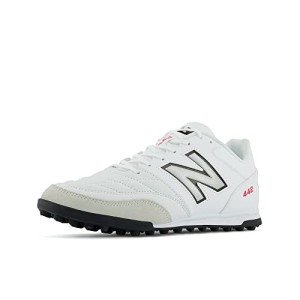 New Balance Men's 442 V2 Team TF Soccer Shoe, White/Black, 11.5 Wide