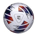 WILSON NCAA Vivido Match Soccer Ball - Size 5, White/Orange/Purple