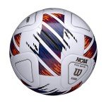 WILSON NCAA Vivido Match Soccer Ball - Size 5, White/Orange/Purple